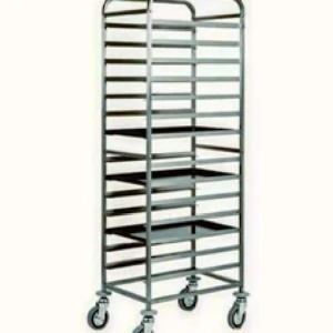 Stainless Steel Tray Rack Trolley